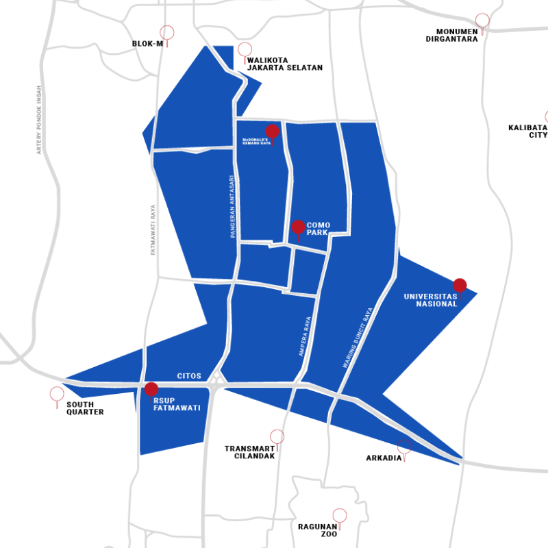 Kemang map
